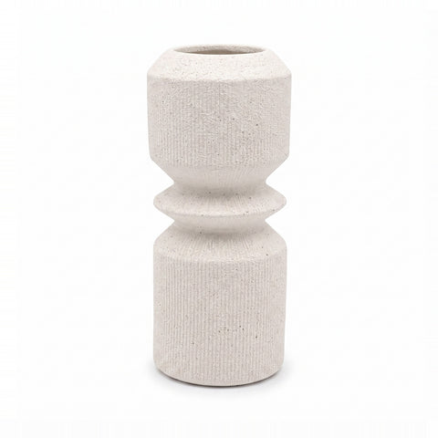 Florero Elice Granito Blanco