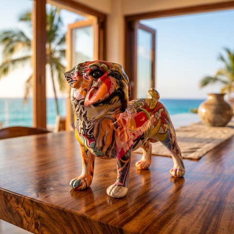 Perro Cholo — en ambiente decorado · Soléa