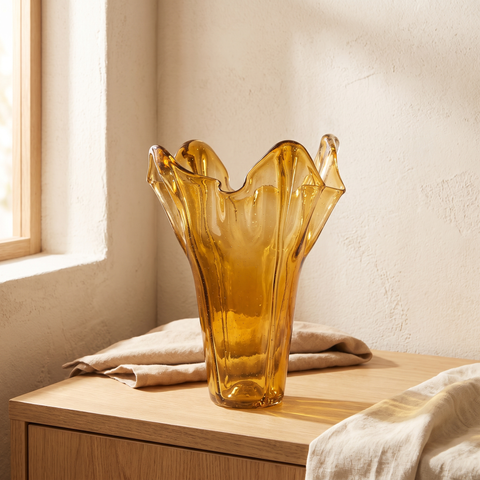 Florero Elixir — en ambiente decorado · Soléa