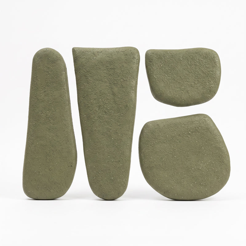 Juego 4 Piedras Granito Verde